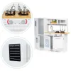 Drewniana kuchnia dla dzieci światło led + garnki ECOTOYS-1268826
