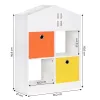 Regał szafka dziecięca domek dla dzieci przegrody organizer ECOTOYS-1269384
