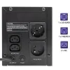 Qoltec Zasilacz awaryjny UPS Line Interactive | Monolith | 1500VA | 900W-1264720