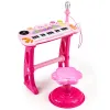 Keyboard organki pianinko z mikrofonem mp3 różowe-1268010