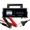 Qoltec Inteligentna mikroprocesorowa ładowarka 12V  24V 25A| Prostownik z funkcją naprawy do akumulatora AGM GEL SLA |