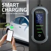 Qoltec Mobilna ładowarka do samochodu elektrycznego EV i hybryd z regulacją 2w1 Typ2 | 11kW | 400V | CEE 32A | Wi-fi |