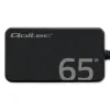 Qoltec Ładowarka sieciowa 65W GaN Super Fast SLIM | PD | 5-20V | 3.25A | USB-C 3.1 | Laptop | MacBook |  Smartfon | + k