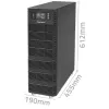 Qoltec Zasilacz awaryjny UPS | 6kVA | 6000W | Power Factor 1.0 | LCD | EPO | USB | On-line-1265525