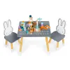 Stół stolik + 2 krzesła meble dla dzieci zestaw ECOTOYS-1268675