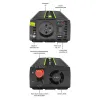 Qoltec Przetwornica napięcia Monolith | 300W | 600W | 24V na 230V | Czysty Sinus-1264543
