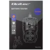 Qoltec Cyfrowy tester akumulatora z wyświetlaczem LCD | 12V | 24V | 3Ah-200Ah-1265306
