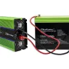 Qoltec Przetwornica napięcia Monolith | ładowanie baterii | UPS | 2500W | 5000W |12V na 230V |Czysty Sinus | LCD-12646