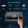 Qoltec Inteligentna mikroprocesorowa ładowarka 12V 8A | 24V 4A| Prostownik z funkcją naprawy do akumulatora AGM GEL | 