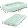Materac dmuchany z bandami głębokie łóżko dla dziecka + pompka INTEX 66810-1269355