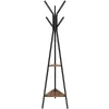 Wieszak stojak podłogowy na ubrania drewniany LOFT