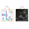 Tablica edukacyjna 3w1 magnetyczna kredowa literki ECOTOYS-1268101