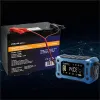 Qoltec Inteligentna mikroprocesorowa ładowarka 12V 15A | Prostownik z funkcją naprawy i podtrzymania zasilania podczas