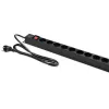 Qoltec Aluminiowa Listwa zasilająca PDU do  RACK | 16A |  16 x SCHUKO| Pionowa | 1.8m-1265606