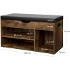 Szafka na buty regał z siedziskiem LOFT drewniana-1268884