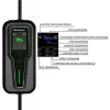 Qoltec Mobilna ładowarka do samochodu elektrycznego EV i hybryd z regulacją 2w1 Typ2 | 3.5kW | 230V | SCHUKO 16A | LCD
