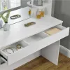 Toaletka kosmetyczna nowoczesna duże lustro półki ModernHome-1268244