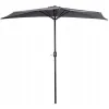 Parasol ogrodowy pół-parasol ścienny na taras 2,7 m szary MultiGarden-1269903