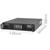 Qoltec Zasilacz awaryjny UPS do RACK | 1kVA | 1000W | Power Factor 1.0 | LCD | EPO | USB | On-line-1265448