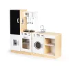 Drewniana kuchnia dla dzieci osobne segmenty XXL tablica + LED ECOTOYS