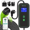 Qoltec Mobilna ładowarka do samochodu elektrycznego EV i hybryd z regulacją 2w1 Typ2 | 3.5kW | 230V | SCHUKO 16A | Wi-