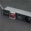 Qoltec Aluminiowa Listwa zasilająca  PDU do  RACK 19'' | 1U | 16A |  6xFRENCH | 1.8m-1265571