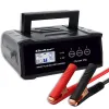 Qoltec Inteligentna mikroprocesorowa ładowarka 12V  24V 25A| Prostownik z funkcją naprawy do akumulatora AGM GEL SLA |