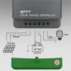 Qoltec Solarny regulator ładowania MPPT z czujnikiem temperatury 40A |12V / 24V | LCD | 2 x USB | Bluetooth | APP | GEL