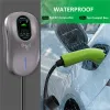 Qoltec Stacja ładowania EV Typ2 do samochodu elektrycznego i hybryd | 22kW | LCD | 2 Karty EV | 3 fazy | Wallbox | Hote