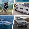 Qoltec Inteligentna mikroprocesorowa ładowarka 12A | 12V | 24V | Prostownik z LCD i funkcją naprawy do AGM GEL LiFePO4