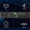 Qoltec Zasilacz awaryjny UPS do RACK | 1kVA | 1000W | Power Factor 1.0 | LCD | EPO | USB | On-line-1265444