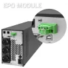 Qoltec Zasilacz awaryjny UPS | 2kVA | 2000W | Power Factor 1.0 | LCD | EPO | USB | On-line-1265492