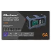 Qoltec Inteligentna mikroprocesorowa ładowarka z testerem baterii i funkcją naprawy 12V | 6A | LCD | Prostownik do aku