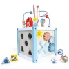 Drewniana kostka edukacyjna sorter +klocki ECOTOYS-1268778