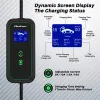 Qoltec Mobilna ładowarka do samochodu elektrycznego EV i hybryd z regulacją 2w1 Typ2 | 3.5kW | 230V | SCHUKO 16A | LCD