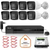 Zestaw monitoringu Hilook 8 kamery IP IPCAM-T4-P