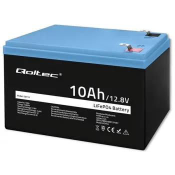 Qoltec Akumulator LiFePO4 Litowo-Żelazowo-Fosforanowy | 12.8V | 10Ah | 128Wh | BMS -1266455