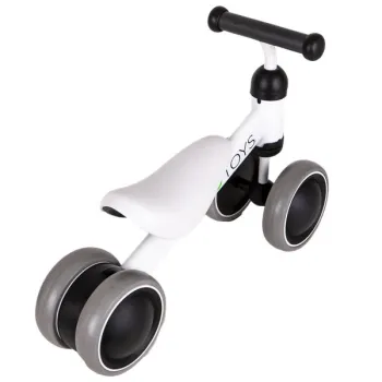 Rowerek biegowy treningowy mini rower dla dzieci biały ECOTOYS-1267478