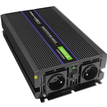 Qoltec Przetwornica napięcia Monolith 4000 MS Wave | 12V na 230V | 2000/4000W | USB-1264993