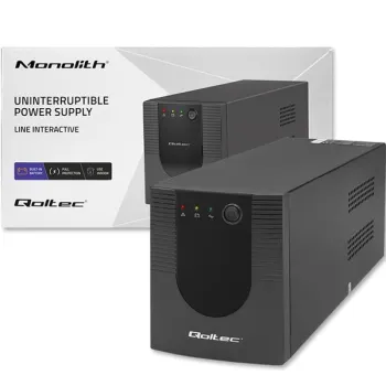 Qoltec Zasilacz awaryjny UPS Line Interactive | Monolith | 2000VA | 1200W | USB | RJ45-1264791
