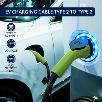 Qoltec Kabel EV Typ 2 do ładowania samochodu | 230V | 7kW | 32A | 5m-1265177