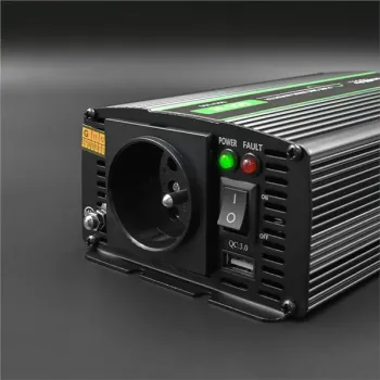 Qoltec Przetwornica napięcia Monolith | 300W | 600W | 24V na 230V | Czysty Sinus-1264541