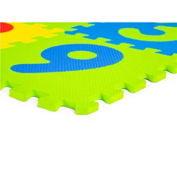 Duża mata piankowa EVA dla dzieci litery cyfry 178x178 cm 36 elementów ECOTOYS-1268138