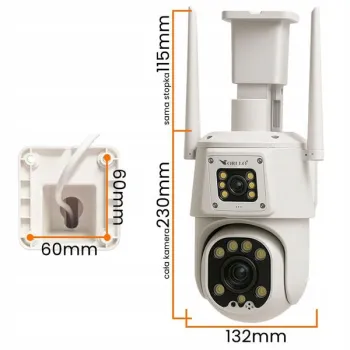 Kamera IP Orllo TZ8 Dual 4MP+4MP 4G SIM LTE Wi-Fi-1260740