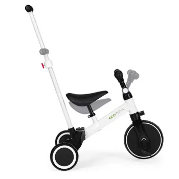 Rower trójkołowy biegowy 2w1 rączka do prowadzenia ECOTOYS-1268840