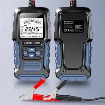 Qoltec Cyfrowy tester akumulatora z wyświetlaczem LCD | 12V | 24V | 3Ah-250Ah-1265680
