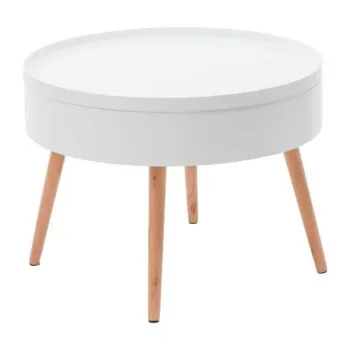 Stolik kawowy okrągły ze schowkiem 60 cm ModernHome-1267768