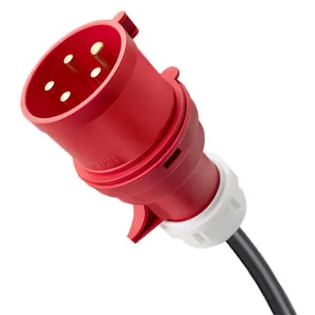 Qoltec Mobilna ładowarka do samochodu elektrycznego EV i hybryd z regulacją 2w1 Typ2 | 22kW | 400V | CEE 32A | Wi-fi |