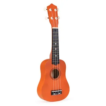 Gitara ukulele dla dzieci drewniana 4 struny nylonowe ECOTOYS-1268928