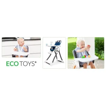 Krzesełko fotelik do karmienia Renifer składane ECOTOYS-1267629